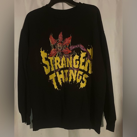 Stranger Things Sweaters - Stranger Things Pullover Crew Neck Sweatshirt
